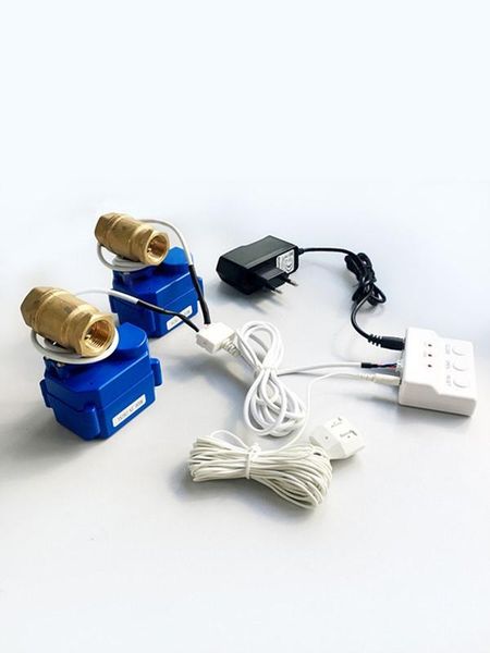 

hidaka wld-805 (dn25*2pcs) water leaking detector device equipment for smart home sensor auto bsp npt ball valve