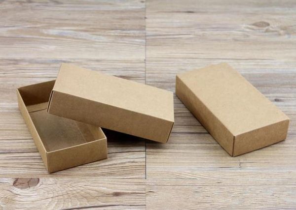 

10pcs small black white kraft paper gift cardboard packaging paper box craft carton package for packing handmade soap candy box h jllsxu