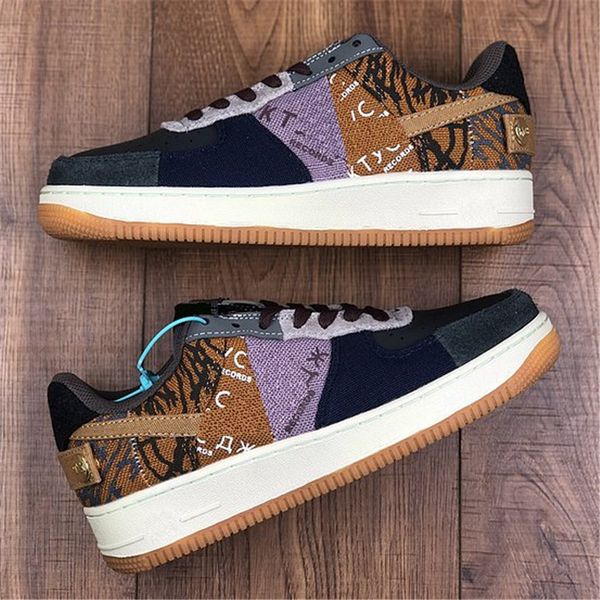 

sell 1 low forceing a f 1 cactus jack ts women and men outdoor sports shoes trainers 1 travis scott sneakers, White;red