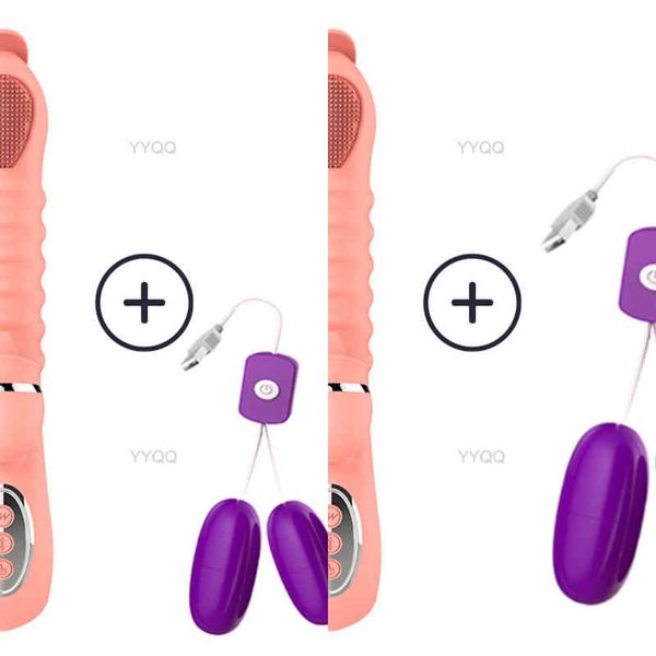 Nxy Dildos Point Point Forma Língua Vibrador Lambendo Clitóris G Massager Massager Feminino Vibração Retrátil Masturbação Sexo Brinquedo Adulto 0105