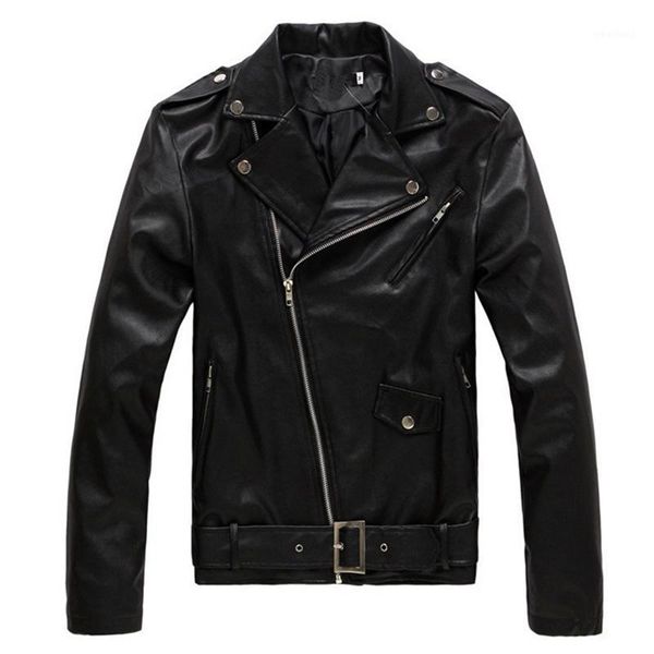 

2020 brand men's jacket spring and autumn new leather jackets overcoat for male outer wear clothing garment dropshipping1, Black;brown