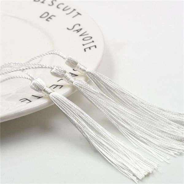 

32pcs smooth vertical tassels fringe pendant diy material color cord tassels trim home curtain decor tassels ribbon accessories h jllfao