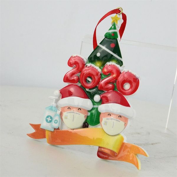 

birthday ornament diy greetings 2020 quarantine party pandemic social distancing santa claus christmas tree pendantoutle