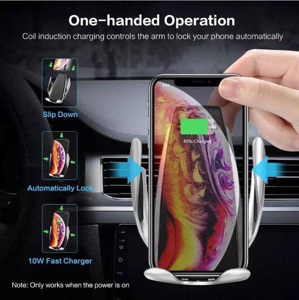 

4fds2awlcnmch8sa2020 10w 15w fast charging car wireless charger mobile phone holdervfd