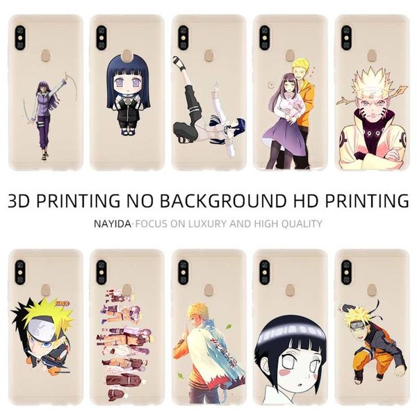 

fashion soft cover for redmi 9a 8a 7a 6a not 9 8 7 6 5 pro 8t 9s naruto and hinata