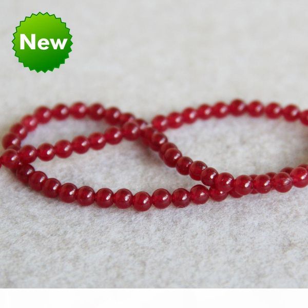 

6mm fashion new natural dark red jasper beads round jade diy stones loose beads 15inch jewelry making design wholesale, Silver