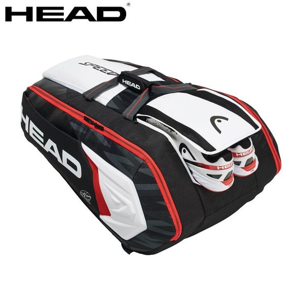 

outdoor bags 2021 head djokovic tennis bag for 6-9 racketes sport men backpack