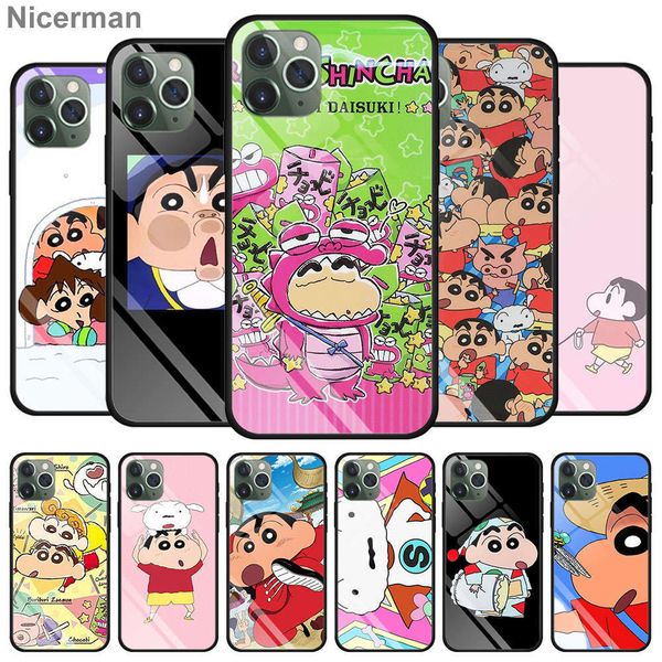 

shin chan - toughened case for vip 11 pro max xr x xs max 11 7 8 6 s plusvfe1