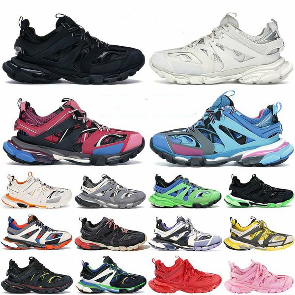

paris platform mens casual shoes black white yellow pink men women sneakers