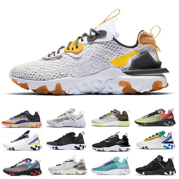 

new arrival honeycomb women men react vision element 55 87 shoes anthracite bred womens mens comfortable outdoor sports shoes