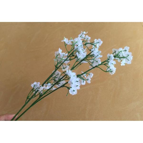 

new arrive gypsophila baby' s breath artificial fake silk flowers plant home wedding wmtafs fivegarden