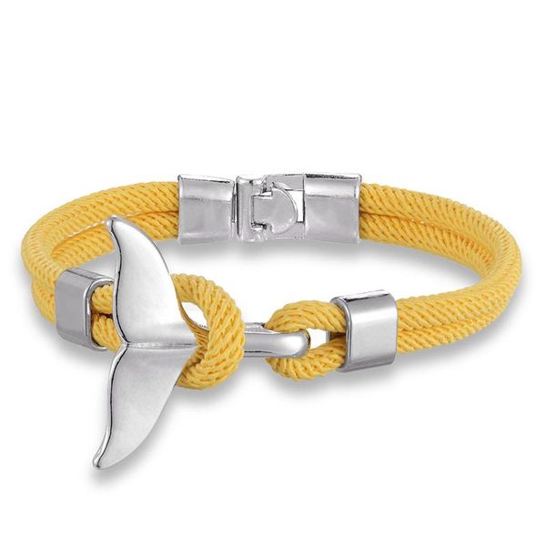 

mkendn whale tail anchor bracelets men women charm milan rope chain bracelet fashion male wrap metal easy hooks sqceoj