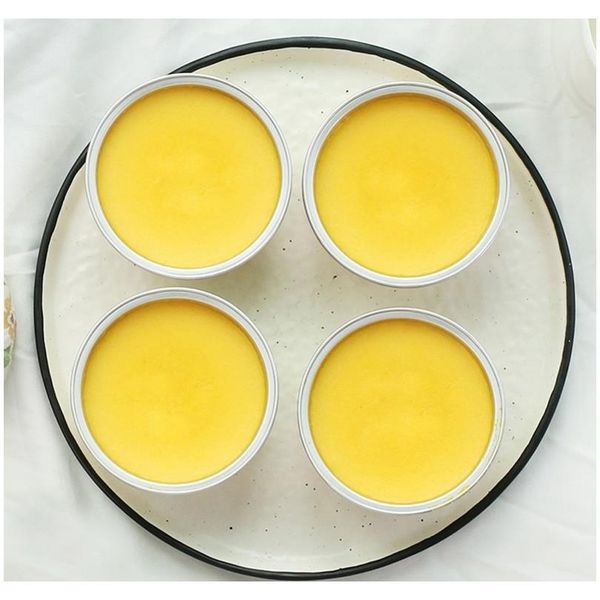 

100pcs disposable aluminum foil baking cups creme brulee dessert oval shape cupcake cups with lids cake egg tools f wmtmir