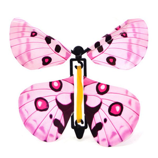 

creative magic flying butterfly change with empty hands om butterfly magic prop magic trick classic wind up swallow tail butterfly