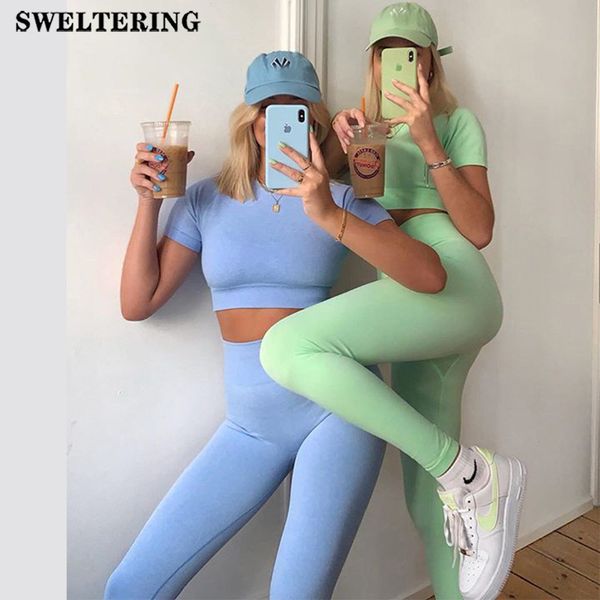 

seamless yoga sets women high waist gym shorts fitness gym clothing sport bra shorts running leggings workout set sportwear 2pcs c0122, Gray