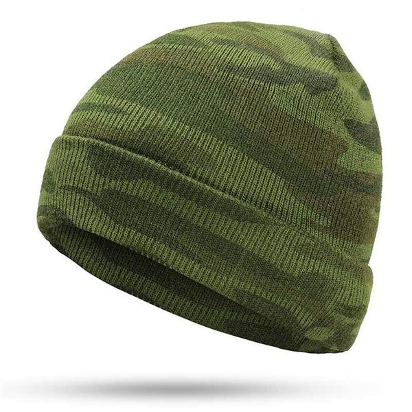 

hats, scarves & gloves sets hat camouflage warm casual beanies for men women hip-hop knitted winter ski beanie female cap, Blue;gray