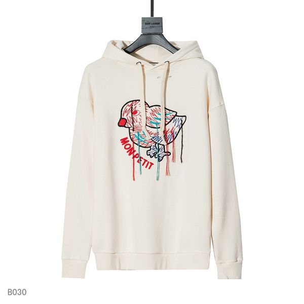 

мода новый дизайнер мужской толстовки мужской свитер мужской и женский дизайнер капюшон капюшон зимняя толстовка, Black