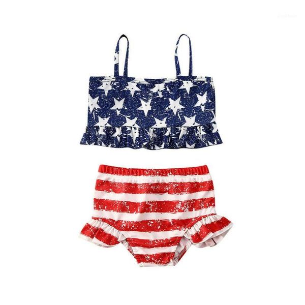 

children's swimwear girl 2021 summer toddler kids baby ruffle swimsuit bathing suit beachwear1