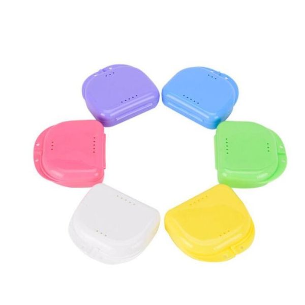 

mouth guard case dental orthodontic retainer box case plastic denture tray box teeth container denture box ddc4831