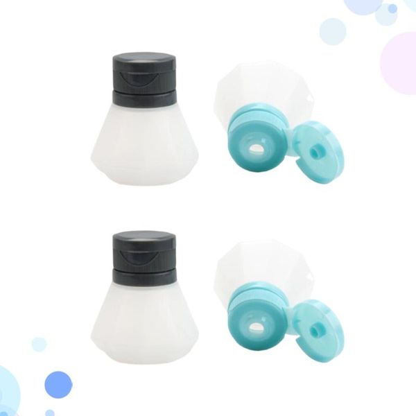 

4pcs seasoning box cover storage box seasoning container condiment pot jars for picnic kitchen home