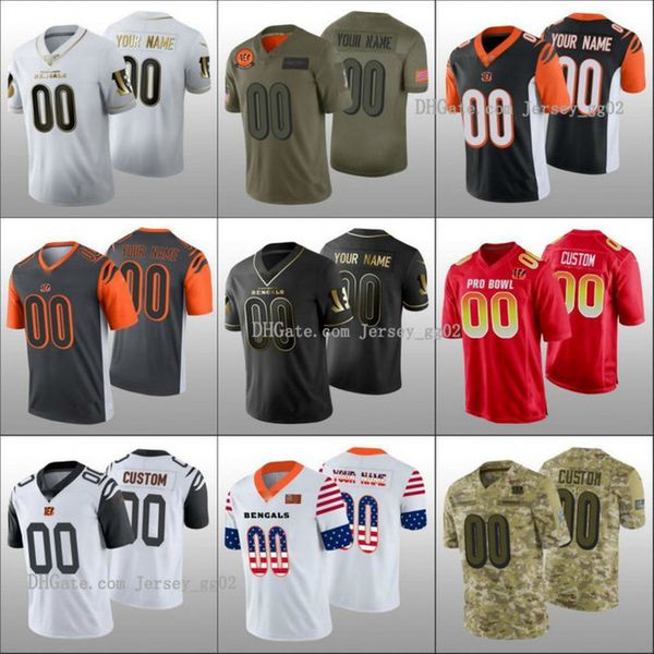 

cincinnati bengals men custom women youth nfl football jersey, Black;red
