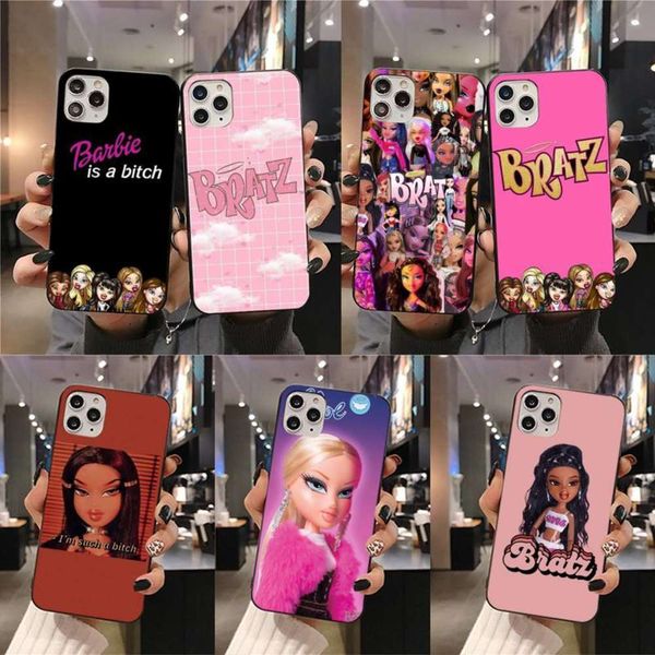 

bgrfbratz black case, vip 11 pro xs max 8 7 6 6s plus x 5s se 2020 xr caseswza
