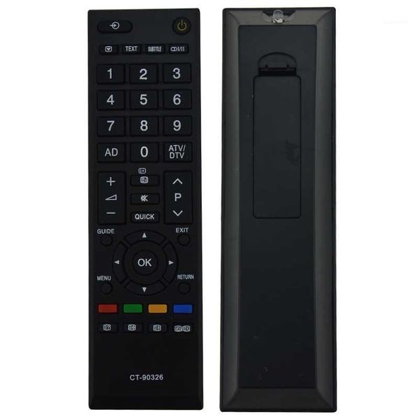 

new arrival tv remote control black tv remote controller suitable for toshiba ct-90326 lcd1