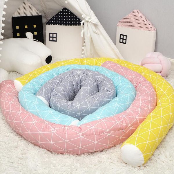 

long pillow children bed fence baby anticollision infant protector pillow bedside soft crib bumper children newborn cradle bumpers