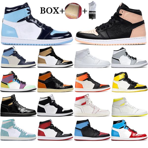 

с коробкой 2021 jumpman mens 1 высокий og баскетбольные обувь 1s запрещено ударение для дома hameleon top 3 unc оранжевые спортивные кроссов, White;red