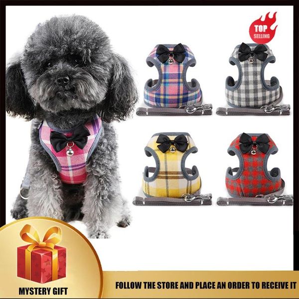 

soft mesh dog cat harness set breathable puppy vest for small pet medium dogs yorkie teddy party walking lead leash belt sets