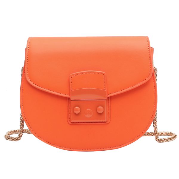 

new 2020 winter small round female current fashion saddles single shoulder saddle bag 3r9j