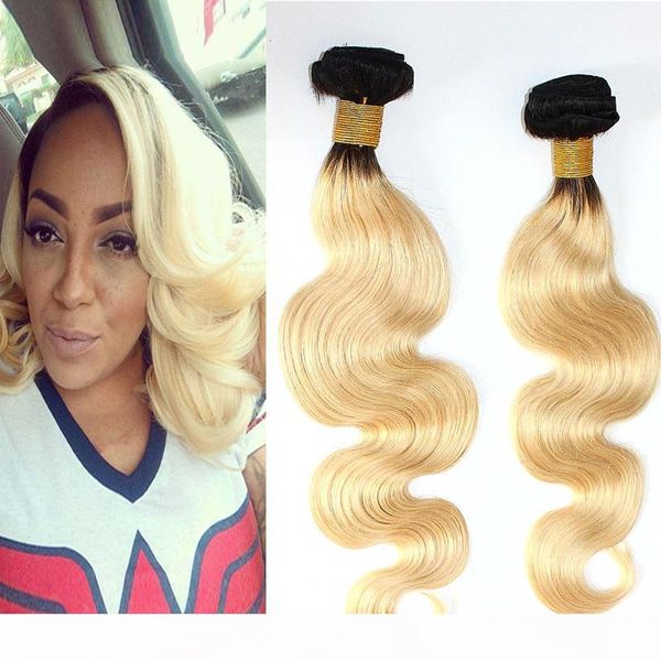 

блондинка бразильская оммре блондинка волосы 1b 613 бразильская волна органа волосы virgin 200g pcs 2 шт. лот клубок пролить бесплатные нара, Black