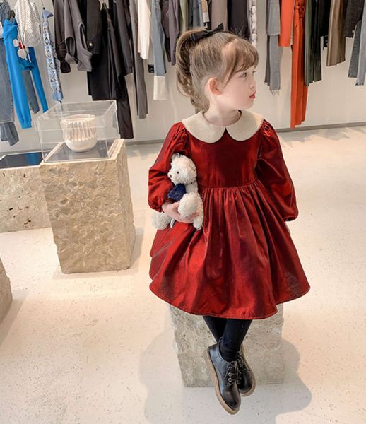 

plush 2020 winter new korean bubble girls' sve princs drs 0xnmwb6h, Red;yellow