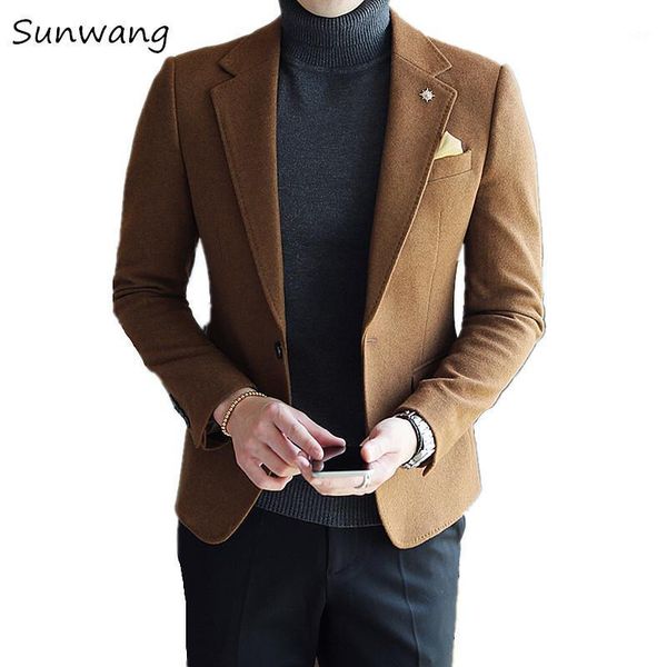 

2021 new arrival brand clothing autumn suit blazer men fashion slim male suits casual solid color masculine blazer size m-3xl1, White;black