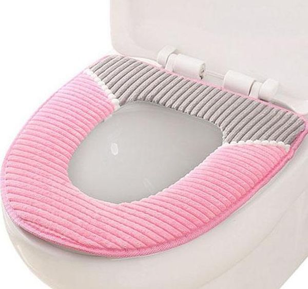 

toilet cover seat lid pad bathroom protector closestool soft warmer pedestal pan all shape toilet seat cover wmtasc bdesybag