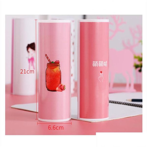 

pencil case multifunction calculator solar erasable with mirror high capacity pen boxes school student stationery gift boy girls t61al