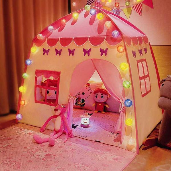 

playhouse kids tent children indoor outdoor princess castle folding cubby toys enfant room house children tent teepee