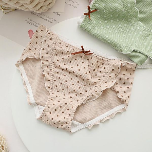 

woman bow panties 2021 new comfortable briefs women classic soft cotton solid color breathable girl underwear woman high quality, Black;pink