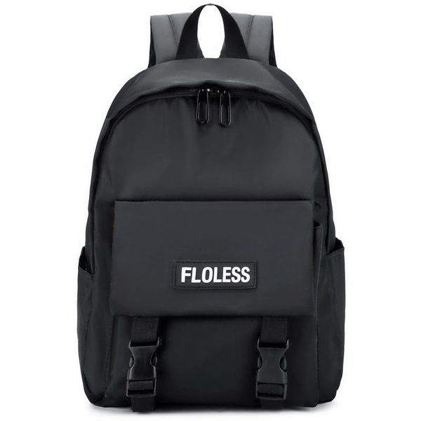 

backpack style female school bag korean version of high students girl canvas 2021