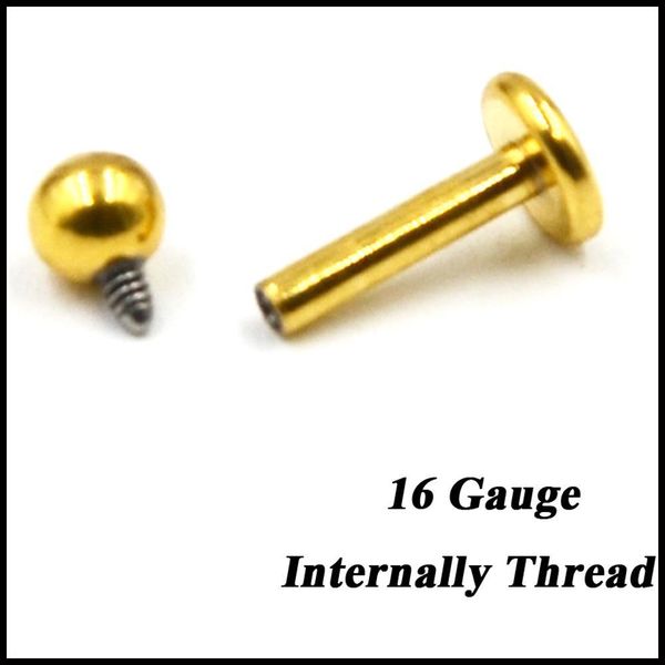 

3pcs surgical steel assorted colors ball labret stud lip piercing ear cartilage tragus helix ring fashion charming jewelry q sqcqgh, Silver