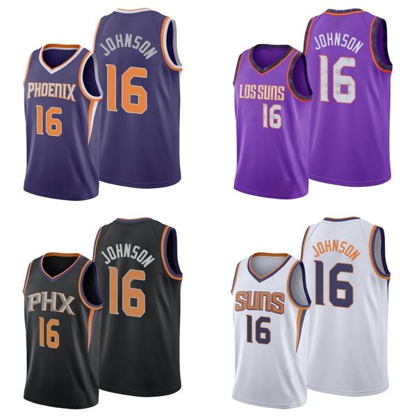 

phoenix suns men tyler johnson basketball jersey, Black
