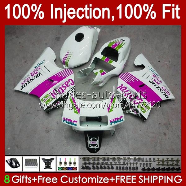 Inyección para HONDA NSR 250 250R rosa blanco MC28 94 95 96 97 98 99 102HC.169 NSR250R NSR250 R PGM4 1994 1995 1996 1997 1998 1999 Carenados