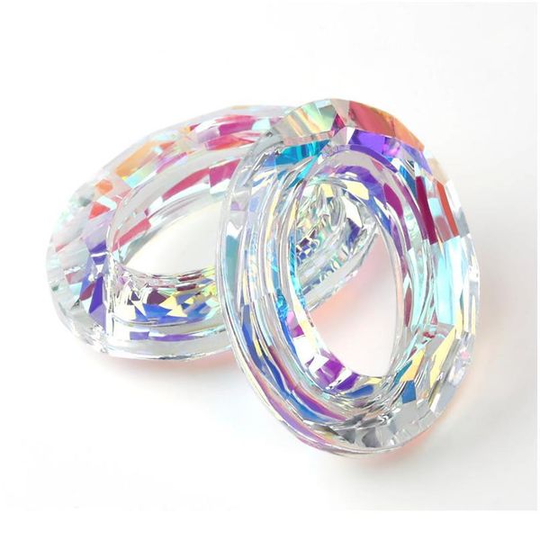 

16x22mm 24x3m oval crystal pendant ellipse glass beads rhinestone fancy stones for earring necklace diy jewelry acc jlljil