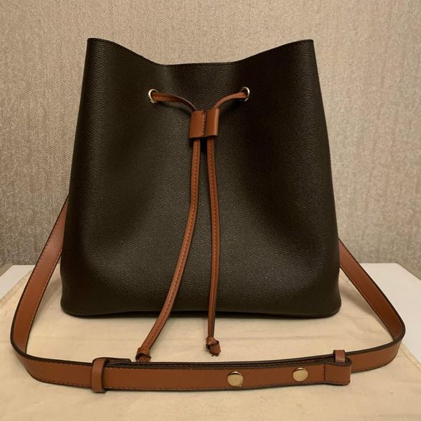 

fashion solds luxurys designers neonoe bucket handbags flower purses women tote brand letter genuine leather shoulder bags crossbody bag