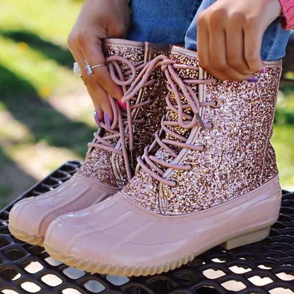 

boots women ankle 2021 women's sewing woman flats female shoe rhinestone ladies casual lace up footwear plus size1, Black