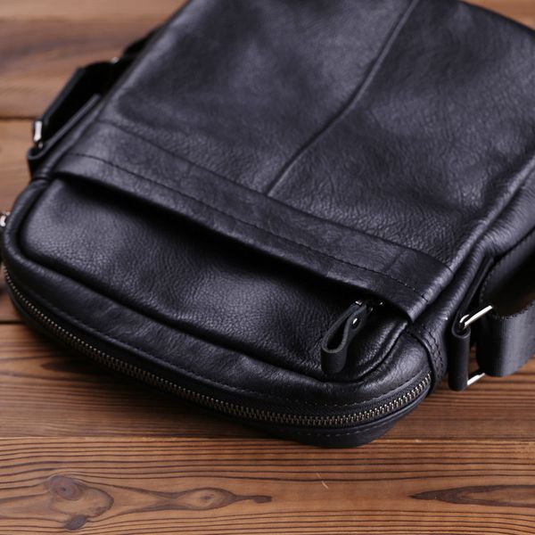 

hbp aetoo handmade leather men's bags, fashion casual head-layer cowhide slant bag, multi-functional shoulder bag, business