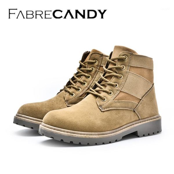 

fabrecandy men motorcycle army boots breathable leather mesh winter casual desert work shoes mens swat ankle comfort boot1, Black