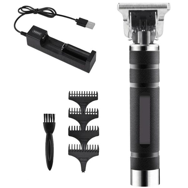 

tod-t-outliner skeleton cordless trimmer hair clipper machine no oil black + silver