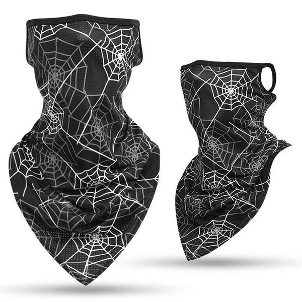 

cold ice motorcycle face mask men skull caps helmet headwrap bandana face shield headband running cycling hat, Black