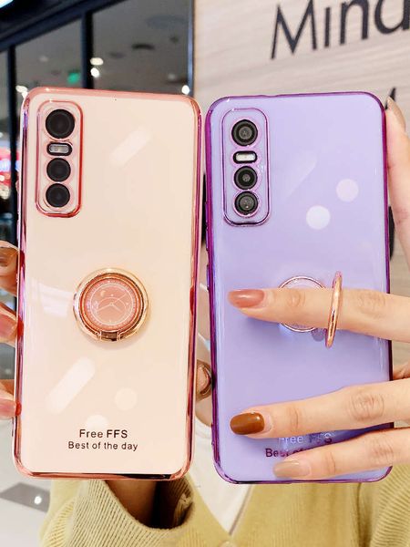 

1dwvivoy73s mobile phone case women's vivo protective case y73s silicone v2031a fall proof lens 5g personality viviy soft shell vivvy s